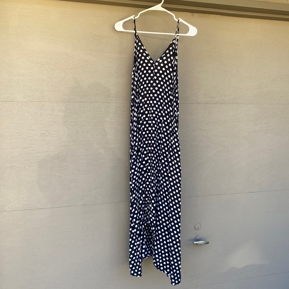 Polka dot maxi dress. Size medium